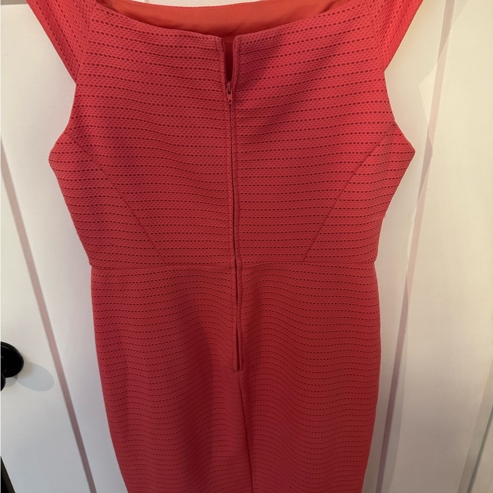 Bisou Bisou Coral Midi Dress- Easter Pink - Picture 6 of 10